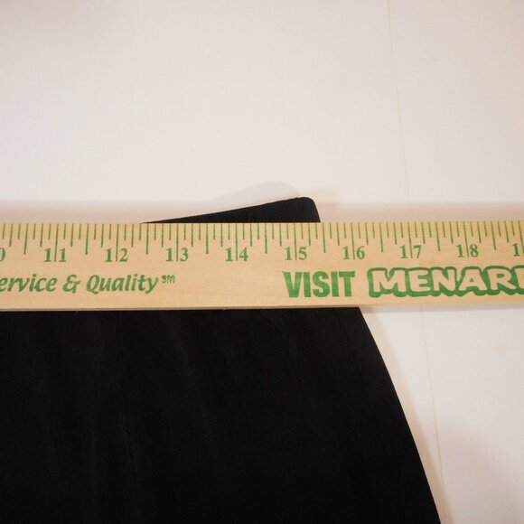 Chico’s Travelers size 3 Women's XL Slinky Knit Pants Black Wide Leg Pull-on - Picture 5 of 9